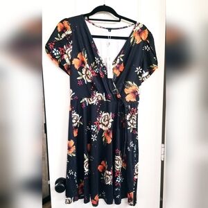 Chic Black and White Dress